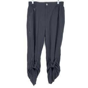 Libin Pants Women's Size Medium Black Jogger High Rise Stretch Cropped